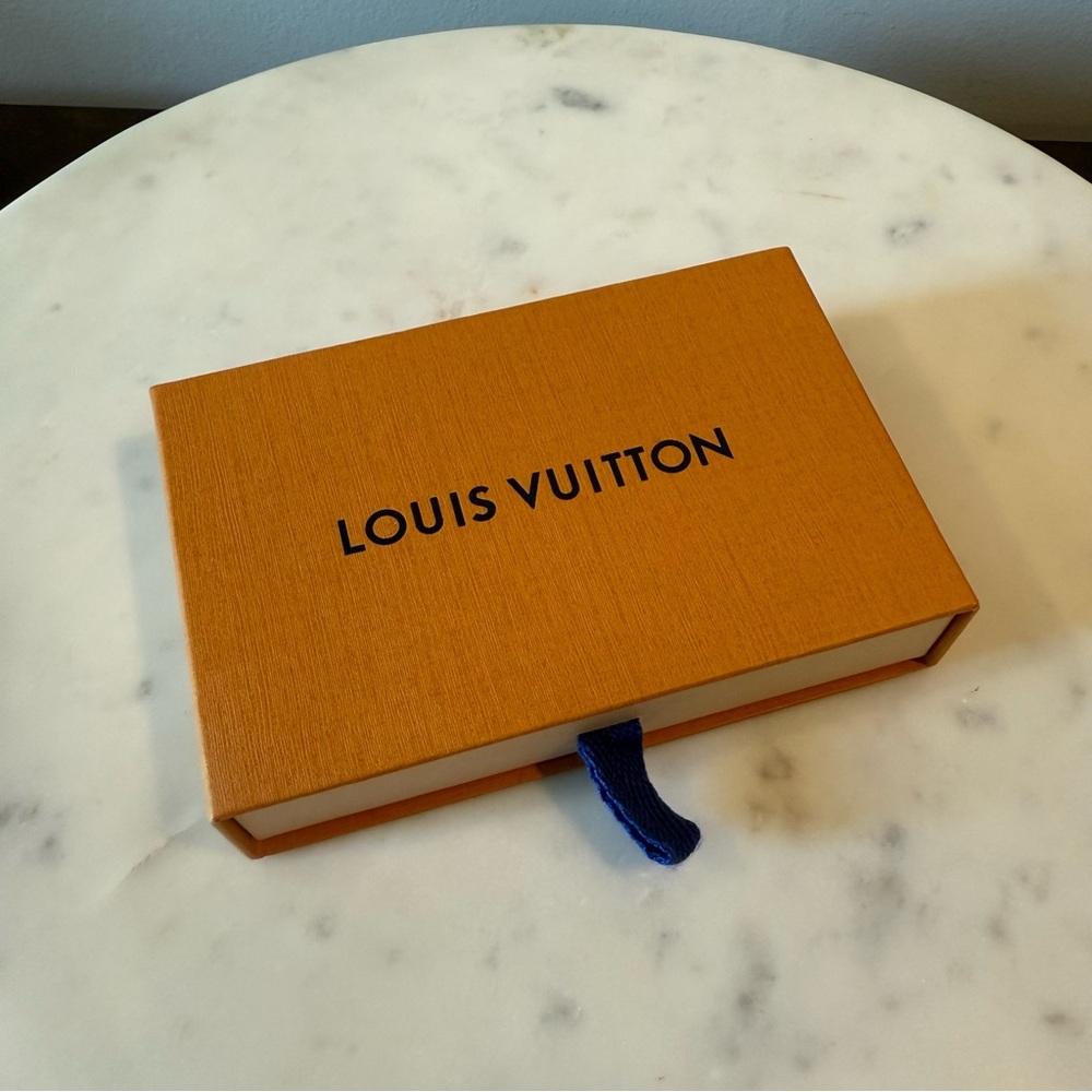 Louis Vuitton Box 5 3/8" w x 3 1/2" h x 1" d